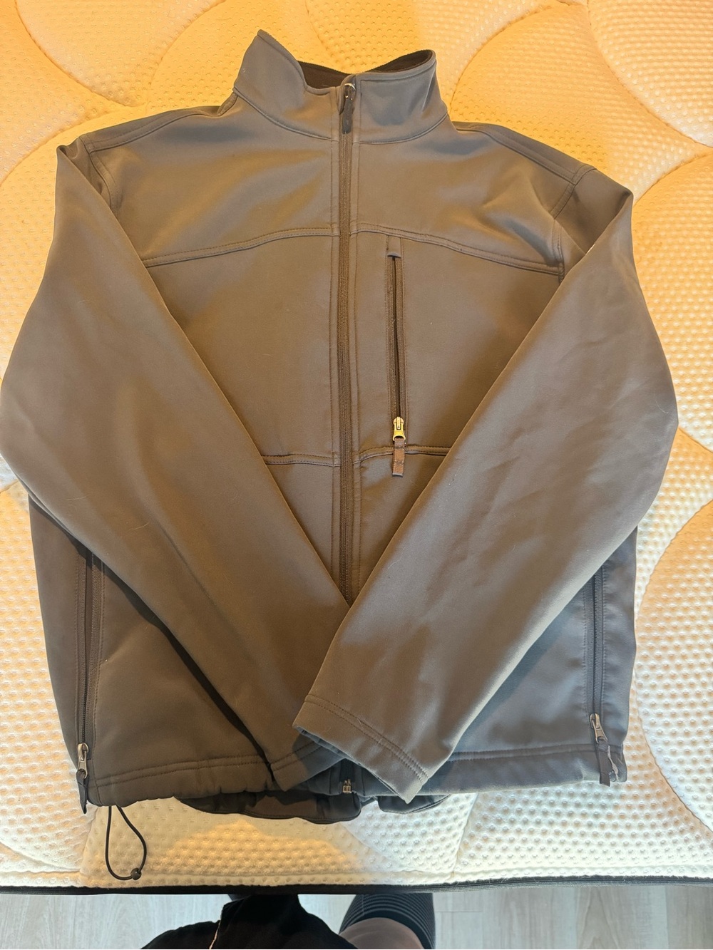 Men's Dark Gray Softshell Jacket 100 Club